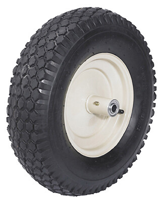 Wheelbarrow tire knobby - wheelbarrow,